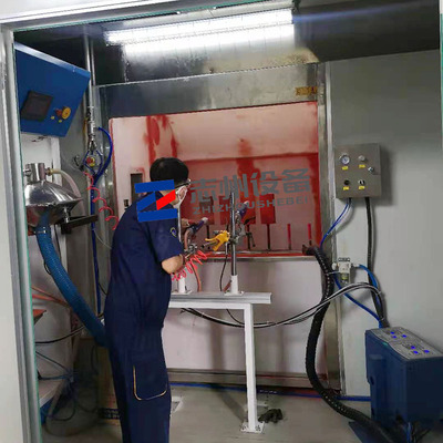 地轨式自动喷塑流水线，滤清器自动喷塑流水线